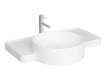 VOYAGE - Wall-mounted single ceramic washbasin by VitrA Bathrooms - view 2